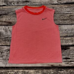 Nike Yoga Pink Dri-Fit Tank Top Shirt Girls XL 18/20
